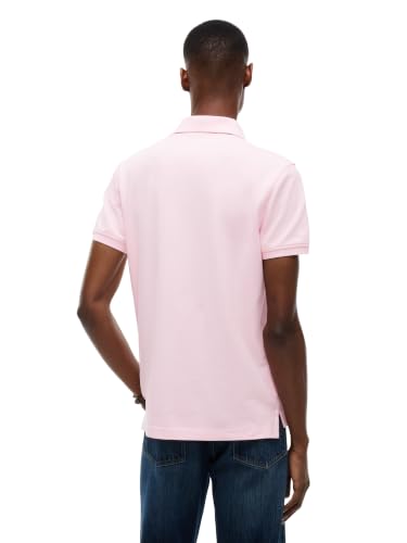 Image of Tommy Hilfiger Men's Short Sleeve Polo Shirts in Slim Fit with Stretch and Organic Pique Cotton