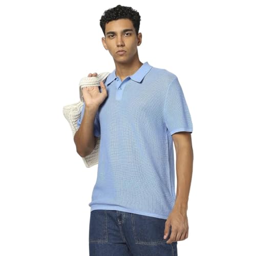 Image of GAP Men's Solid Regular Fit Polo Shirt
