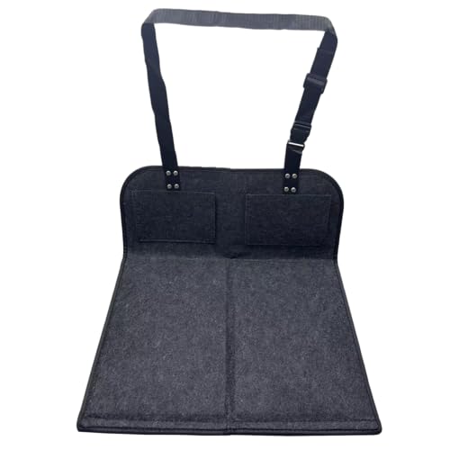 YR YURUI Car Camping Essentials Rear Seat Mattress Extension Plate, Car Back Seat Extender，Portable Mattress for Sleeping Increase Travel Trunk Space Bed Space for Most Cars, SUV, Model Y/3 (Black)
