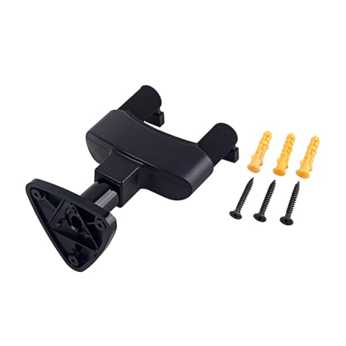 Sosoport Electric Guitar Hanger Wall Mount Durable Plastic Bracket for String Instruments Easy to Install Space Saving Design Suitable for Guitars Banjos Bass Mandolins Black
