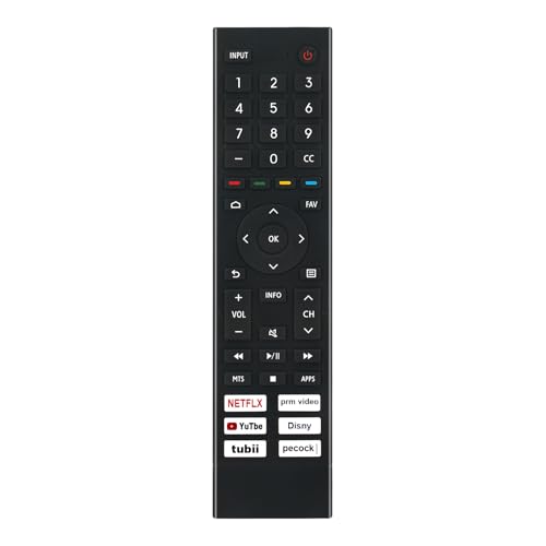 ERF3Z80H ERF3J80H IR Replaced Remote Control fit for Hisense 4K UHD Smart TV A6 Series 65U6G 70A6G 75A6G 75U6G 75U68G 50A6G 50U68G 55U6G 55A6G 65A6G