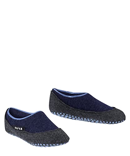 FALKE Unisex-Child Stopper Socks Cosy Slipper K Hp Wool Nubs on the sole 1 pair, Blue Darkblue 6681, 25/26 EU, Blue Darkblue 6681, 25/26 EU3