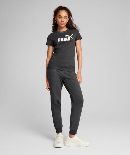 Image of Puma Women Cotton Letter Print Regular Fit Tees