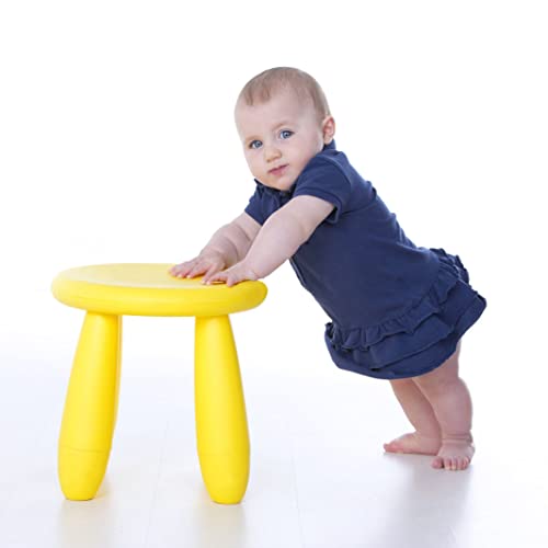 Image of Kids Step Stool, Kindergarten Study Stools, Lightweight Footstools are Sturdy and Durable, Very Suitable for Use in The Kitchen, Bathroom and Bedroom(yellow)