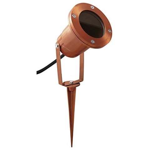 Stainless Steel Garden Spike Light with Adjustable Head Cover