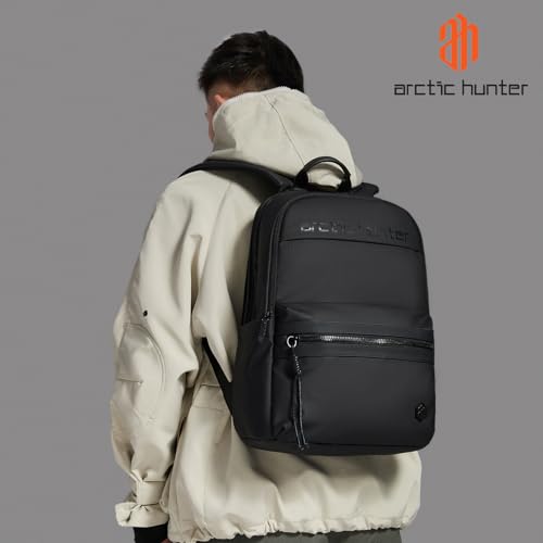 Arctic Hunter Compact Backpack for Men Women 21L Lightweight One-Day-Capacity 15.6" Laptop Bag Stylish Water-resistant Office Laptop Backpack for... - Image 8