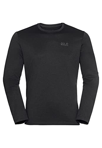 Jack Wolfskin Herren Sky Thermal M T Shirt Longsleeve, Schwarz, XL EU