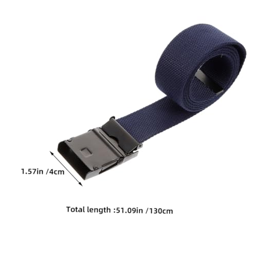 VALICLUD Men Canvas Waist Belt Breathable and Style Belt for Outdoor Activities Suitable for Casual and Formal Wear2