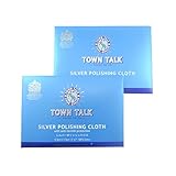 98円お得!TOWN TALK タウントーク シルバーポリッシュクロス シルバークロス シルバークリーナー 2枚セット