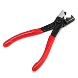 crimpzangen set knipex Gewicht: ca. 233g XCQ Crimpzange Wasserrohrschlauch Flachband Ring Typ Schlauchklammzange Werkzeug Haltbar 0321