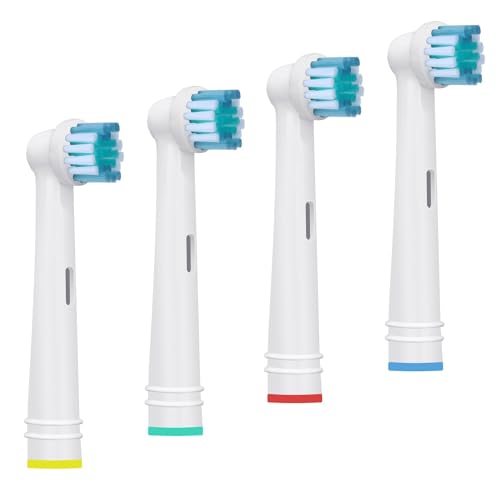 Testine di ricambio per spazzolini - Testine Spazzolino Elettrico Compatibili con Oral B Vitality, Precision Clean，Advance Power, Sensitive, Genius Series e Altri Modelli - Di Kisstta(4)