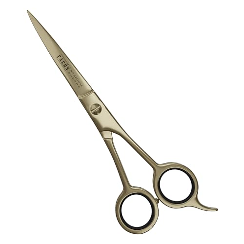 Facón Hair Cutting Scissors - Professional Hair Scissors 6.5 Inch Razor Edge Barber Shears Salon Hair Cutting Shears - Japanese Stainless Steel - Precision Cutting Premium Shears for Men, Women &amp; Kids