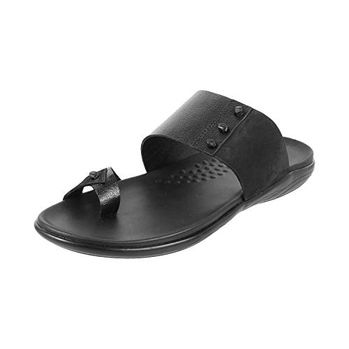 Image of Mochi Mens Leather Slippers