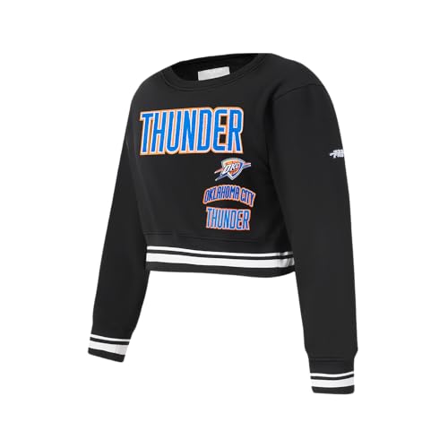 Image of Pro Standard Big Girls NBA Retro Classics Fleece Crewneck Sweatshirt