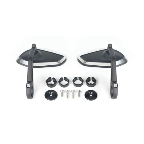 Motorrad Rückspiegel Für Triumph Für Rocket 3 Motorrad Lenker Rearview Außenspiegel Bar End Spiegel Kit(Model 2)