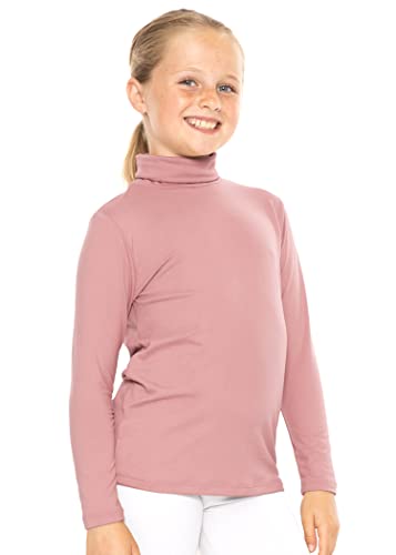 Image of STRETCH IS COMFORT Girl's Oh So Soft Long Sleeve Turtleneck | Youth Size 2-16