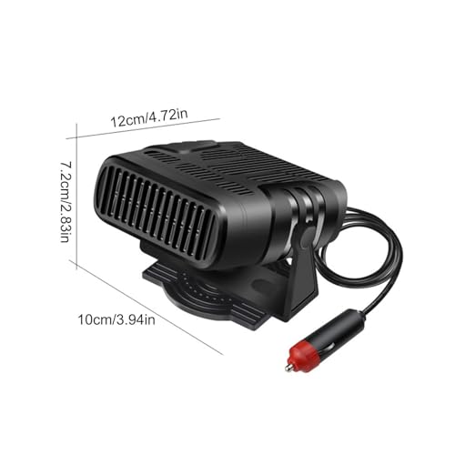 Generic QP27W10X6A7132QF Portable Car Heater - 360 Degree Adjustable Windshield Defogger | 12V-24V Heater For Car | Windshield Defogger And Defroster thumb #6