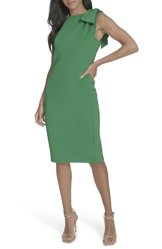 Calvin Klein Women's Sheath Event Party Knee Length Dress3