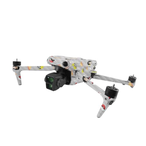 Image of MightySkins Carbon Fiber Skin Compatible with DJI Air 3 - Anime Fan | Protective, Durable Textured Carbon Fiber Finish | Easy to Apply, Remove, and Change Style