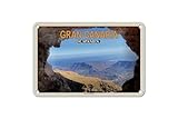 gran canaria klima november Matt lackiert Blechschild 18 x 12 cm Cran Canaria Spanien Motiv: Pico de Nieves Berg - DekoNo7