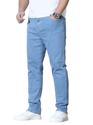 URBAN POCKETS Casual Pants for Men | Denim Jeans Pants | Straight Fit Trousers | Streetwear Style | Comfortable Men's Bottomwear (U15-16)