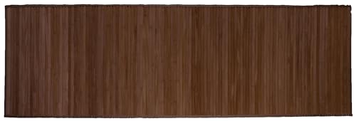 HERSIG - Alfombra Bambu - Alfombra Bambú Antideslizante para Interior y Exterior – Alfombras de Bambu Natural Tipo Tatami Japonés para Dormitorio, Terraza y Salón Alfombra Rectangular - 60 x 200 cm