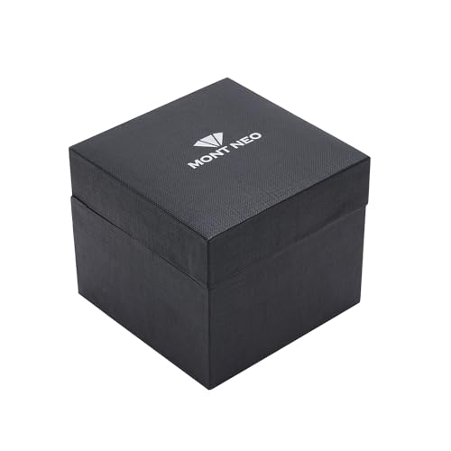 Image of Men's Sleek Black Round Chronograph Stainless Steel Silver Strap Quartz Watch 7008C-M1304-44 mm