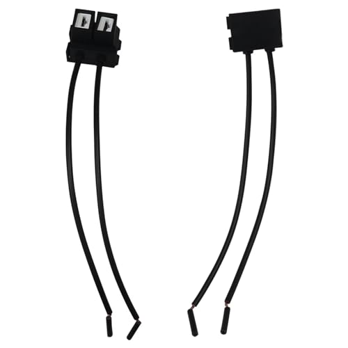 2 PCS H11B Female Adapter Wiring Harness Sockets Wire, Waterproof Female Connectors with Wires, for Car Lights or Fog Lights