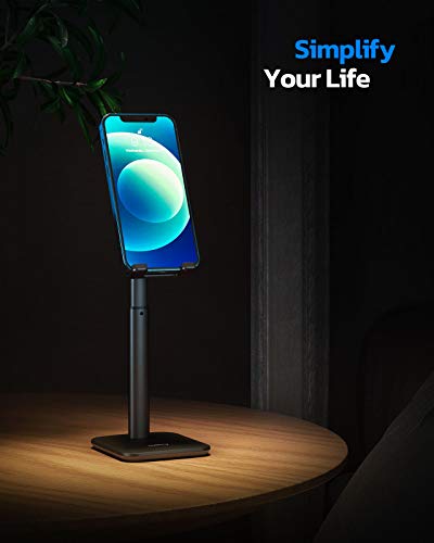 image for Nulaxy Phone Stand, Height Angle Adjustable Cell Phone Stand, Phone Ho