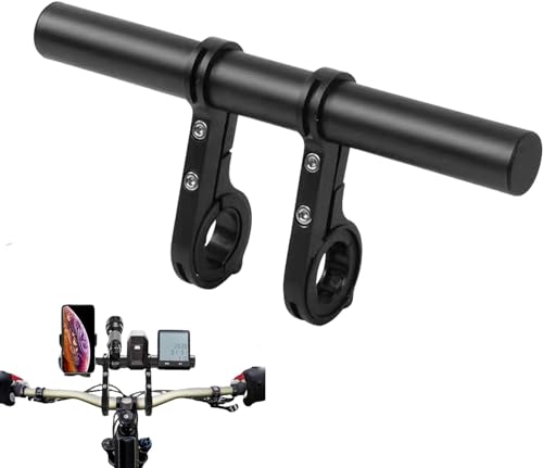 Rallonge Guidon Vélo 30cm Aluminium - Support Universel Pour Accessoires Vélo (lampe, GPS, Téléphone)