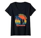 Photo Gallery donna marocco camicia vintage taghazout beach maglietta con collo a v Photo Gallery donna marocco camicia vintage taghazout beach maglietta con collo a v