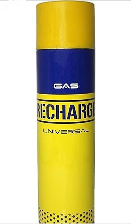 INSPIRE Lighter House Universal Lighter Gas Recharge Can with Steel Refill Nozzle I Butane Gas Lighter Refill Bottle (550Ml) Stainless Steel Yellow-image-11