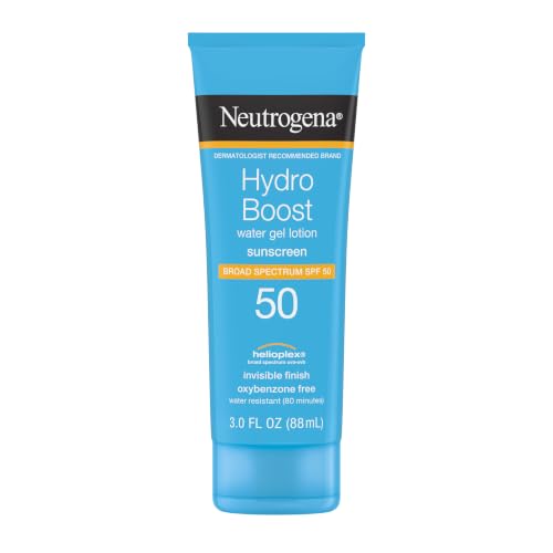 The 12 Best Sunscreen for Tattoos 11 Neutrogena Hydro Boost Water Gel Sunscreen SPF 50, Hydrating & Water‑Resistant Face & Body...