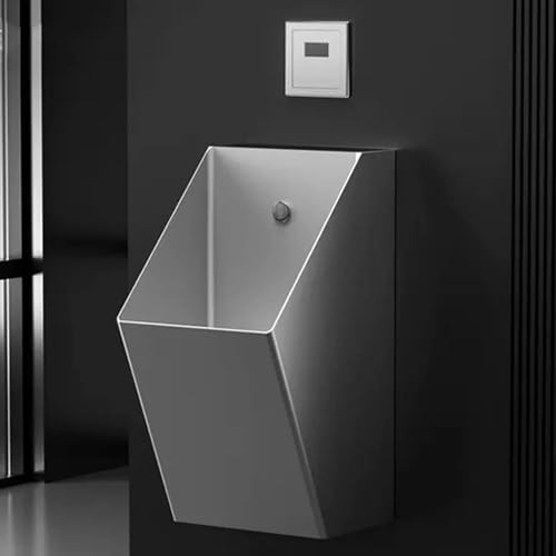 304 Stainless Steel Family Bathroom Toilet,Intelligent Induction Design,Automatic Sensor Urinal Toilet,Wall Mounted Men's Flushing Urinal