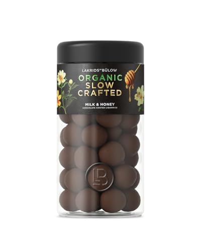 LAKRIDS BY BÜLOW - Milk & Honey - 265g - Slow Crafted Bio-Lakritze umhüllt von Schokolade