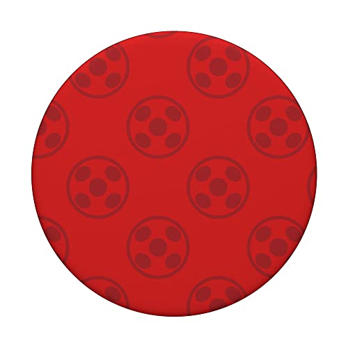 Miraculous Ladybug - YoYo-Dotted Patten PopSockets Swappable PopGrip, Black - Image 3