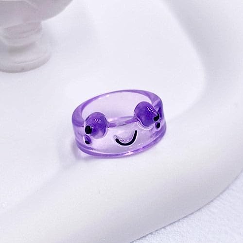 EIRZNGXQ Nuovo Cartoon Colorato Trasparente Rana