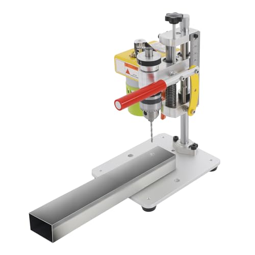 BANLICALI Mini Drill Press Precision Benchtop Drilling Machine 120W Aluminum Alloy Elecric Table Driller CNC 775 Motor B10 Chuck Metal Wooden DIY Jewelry Making Crafts Tool Green 1500-3000 RPM