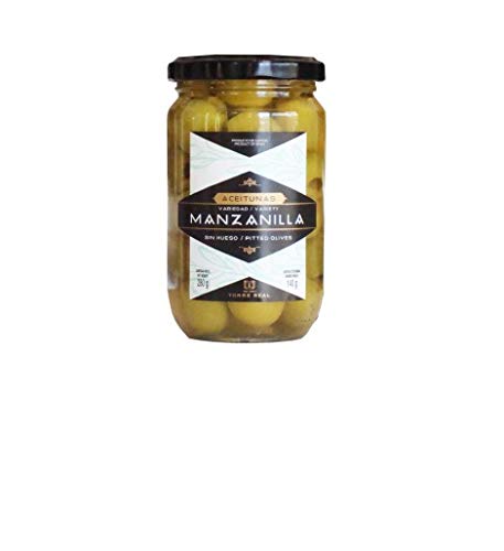 Torre Real - Aceituna Manzanilla sin hueso 280 g - Caja de: 12 unidades