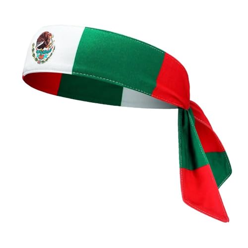 ONUPGO Sports Tie Headband Bandana Elastic Adjustable Sweat Band for Men and Women