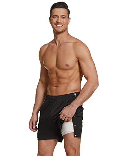 Deyeek-Mens-Snap-Tear-Away-Shorts-Athletic-Breakaway-Shorts-Adaptive-Post-Hip-Knee-Surgery-Recovery-Shorts-with-Pockets