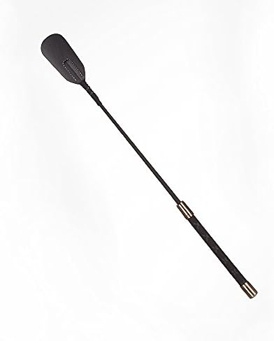 MASY Riding Crop For Horses MSsmart(TM) Leather Whip with Rivet Bat