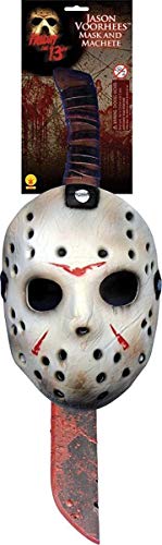 Rubies Costume Co. Men's Friday The 13th: Jason Mask and Machete ...