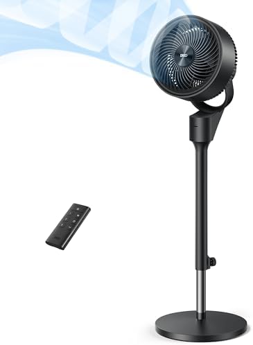 Dreo Ventilatore a Piantana Silenzioso 25dB, Osc...