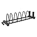 kowaku Barbell Rack Plate Stand Sturdy Commercial Gym Barbell Plate Workout Fitness Dumbbell Stand Barbells Storage Rack, L Flat Pads