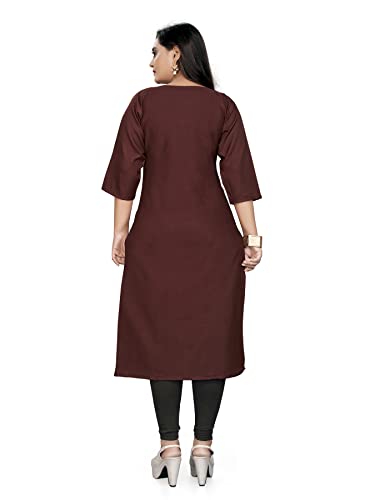 Image of Women's Embroidered Plus Size Kurtis