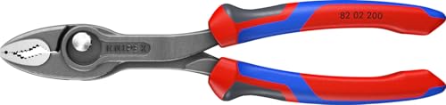 Knipex 82 02 200 TwinGrip slip joint pliers, 8 in., comfort grip