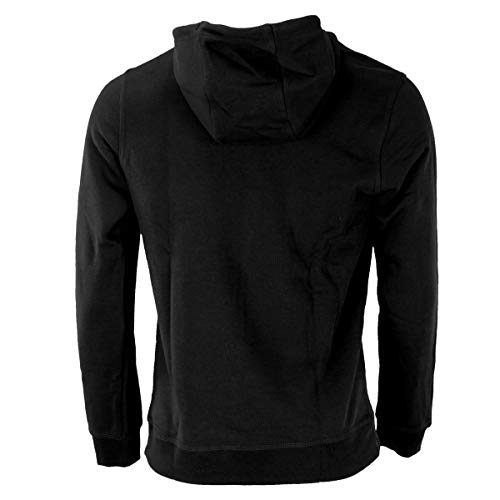 Nike Team Club Hoody - Sudadera para hombre, Negro/Blanco, M