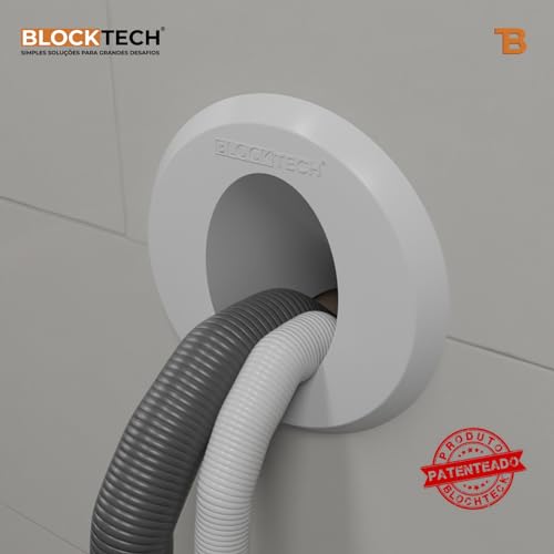 Acabamento BLOCKTECH 45º-40mm p/o ponto da máq. de lavar