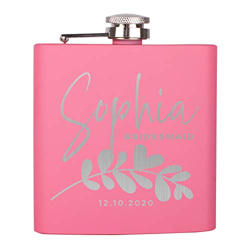 Personalized Bridal Party Gifts For Bridesmaids, 6 Different Designs & 2 Optional Gift